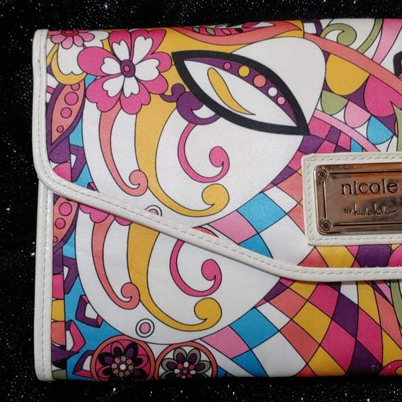 Nicole by Nicole Miller Paisley Clutch Bag - Picture 3 of 15